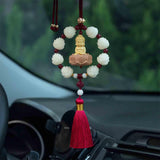 Maxbell Car Pendant Feng Shui Ornament Universal Resin Gift Tassel Dangling Ornament Style D