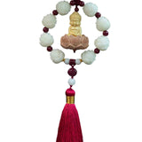 Maxbell Car Pendant Feng Shui Ornament Universal Resin Gift Tassel Dangling Ornament Style D
