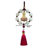 Maxbell Car Pendant Feng Shui Ornament Universal Resin Gift Tassel Dangling Ornament Style D