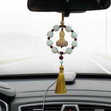 Maxbell Car Pendant Feng Shui Ornament Universal Resin Gift Tassel Dangling Ornament Style E