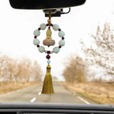 Maxbell Car Pendant Feng Shui Ornament Universal Resin Gift Tassel Dangling Ornament Style E