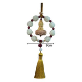 Maxbell Car Pendant Feng Shui Ornament Universal Resin Gift Tassel Dangling Ornament Style E