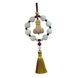 Maxbell Car Pendant Feng Shui Ornament Universal Resin Gift Tassel Dangling Ornament Style F
