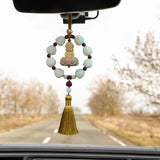 Maxbell Car Pendant Feng Shui Ornament Universal Resin Gift Tassel Dangling Ornament Style F