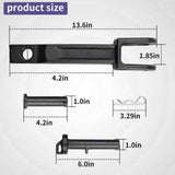Maxbell A20-6014 Single Tow Hook Accessories for Kenworth T680 T700 Metal Black