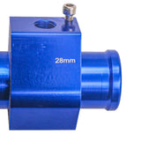 Maxbell Maxbell Water Temperature Gauge Sensor Adapter Sturdy Easy Installation 6.8cm Length 28mm Blue
