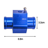 Maxbell Maxbell Water Temperature Gauge Sensor Adapter Sturdy Easy Installation 6.8cm Length 28mm Blue