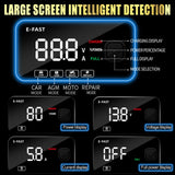 Maxbell Maxbell Car Battery Charger Automotive Battery Maintainer for Automobile Marine Yellow