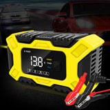 Maxbell Maxbell Car Battery Charger Automotive Battery Maintainer for Automobile Marine Yellow