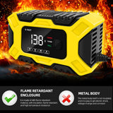 Maxbell Maxbell Car Battery Charger Automotive Battery Maintainer for Automobile Marine Yellow