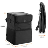 Maxbell Car Trash Can with Lid Portable Trash Bin for Front Back Seat Van Sedan