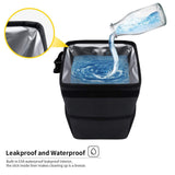 Maxbell Car Trash Can with Lid Portable Trash Bin for Front Back Seat Van Sedan