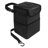 Maxbell Car Trash Can with Lid Portable Trash Bin for Front Back Seat Van Sedan