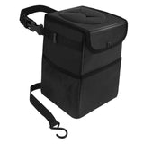 Maxbell Car Trash Can with Lid Portable Trash Bin for Front Back Seat Van Sedan