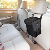 Maxbell Car Trash Can with Lid Portable Trash Bin for Front Back Seat Van Sedan
