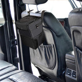 Maxbell Car Trash Can with Lid Portable Trash Bin for Front Back Seat Van Sedan