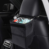 Maxbell Car Trash Can with Lid Portable Trash Bin for Front Back Seat Van Sedan