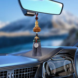 Maxbell Buddha Statue Wall Hanger Lovely Wood Sculpture Car Rear View Mirror Pendant Style D