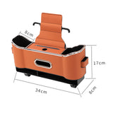 Maxbell Maxbell Back Seat Storage Box Seat Back Tissue Holder Backseat Organizer Storage Box Orange