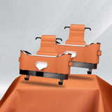 Maxbell Maxbell Back Seat Storage Box Seat Back Tissue Holder Backseat Organizer Storage Box Orange