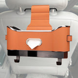 Maxbell Maxbell Back Seat Storage Box Seat Back Tissue Holder Backseat Organizer Storage Box Orange