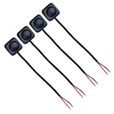Maxbell 2x4 Pieces Momentary Push Button Switch Push Button Switch for Automotive