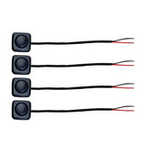 Maxbell 2x4 Pieces Momentary Push Button Switch Push Button Switch for Automotive