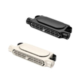 Car Rear Seat Cooling Fan with USB Cable Generic for SUV RV Truck Sedan Black