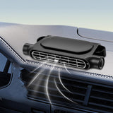 Car Rear Seat Cooling Fan with USB Cable Generic for SUV RV Truck Sedan Black