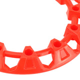 Maxbell 4xGeneric ATV Wheel Rim Hub Protective Cover Tyre Rim Guard Cover for ATV Red 8 Inches