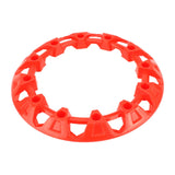Maxbell 4xGeneric ATV Wheel Rim Hub Protective Cover Tyre Rim Guard Cover for ATV Red 8 Inches