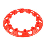 Maxbell 4xGeneric ATV Wheel Rim Hub Protective Cover Tyre Rim Guard Cover for ATV Red 8 Inches