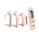 Maxbell Maxbell Inner Door Handles 3B1867171E for Volkswagen Passat B5 B5.5 Yellow