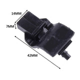 Maxbell Front Windshield Wiper Washer Nozzle Black FR3Z17603Ab for Ford Mustang