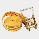 Maxbell Maxbell Ratcheting Tie Down Securing Strap Versatile for Furniture Yellow Color 2 Meters