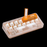 Maxbell Maxbell Hidden Moving Auto Phone Number Plate Small Retro Parking Phone Number Plate clear
