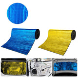 Maxbell Maxbell Car Sound Deadening Mat Noise Insulation Cushion for Car Hood Roof Door blue