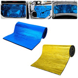 Maxbell Maxbell Car Sound Deadening Mat Noise Insulation Cushion for Car Hood Roof Door blue