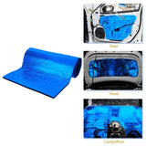 Maxbell Maxbell Car Sound Deadening Mat Noise Insulation Cushion for Car Hood Roof Door blue