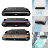Maxbell Maxbell Generic Car Rear Seat Cooling Fan Compact Vehicle Fan for SUV Van Truck Black