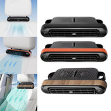 Maxbell Maxbell Generic Car Rear Seat Cooling Fan Compact Vehicle Fan for SUV Van Truck Black