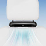 Maxbell Maxbell Generic Car Rear Seat Cooling Fan Compact Vehicle Fan for SUV Van Truck Black