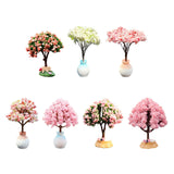 Maxbell Maxbell Car Dashboard Ornament Artificial Bonsai Tree for Bedroom Desktop Decor Style A