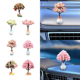 Maxbell Maxbell Car Dashboard Ornament Artificial Bonsai Tree for Bedroom Desktop Decor Style A
