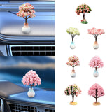 Maxbell Maxbell Car Dashboard Ornament Artificial Bonsai Tree for Bedroom Desktop Decor Style A