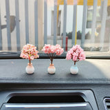 Maxbell Maxbell Car Dashboard Ornament Artificial Bonsai Tree for Bedroom Desktop Decor Style A