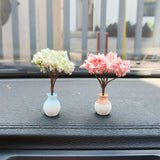 Maxbell Maxbell Car Dashboard Ornament Artificial Bonsai Tree for Bedroom Desktop Decor Style A