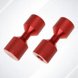 Maxbell Maxbell 2Pcs 1-1/8 inch Two Hole Pins Set Industrial Tools Flange Alignment Pin Set Red