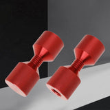Maxbell Maxbell 2Pcs 1-1/8 inch Two Hole Pins Set Industrial Tools Flange Alignment Pin Set Red