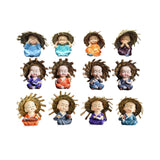 Maxbell Maxbell 4 Pieces Kung Fu Boys Statues for Interior Desk Decor Bedroom Ornaments 6cm Four No Postures